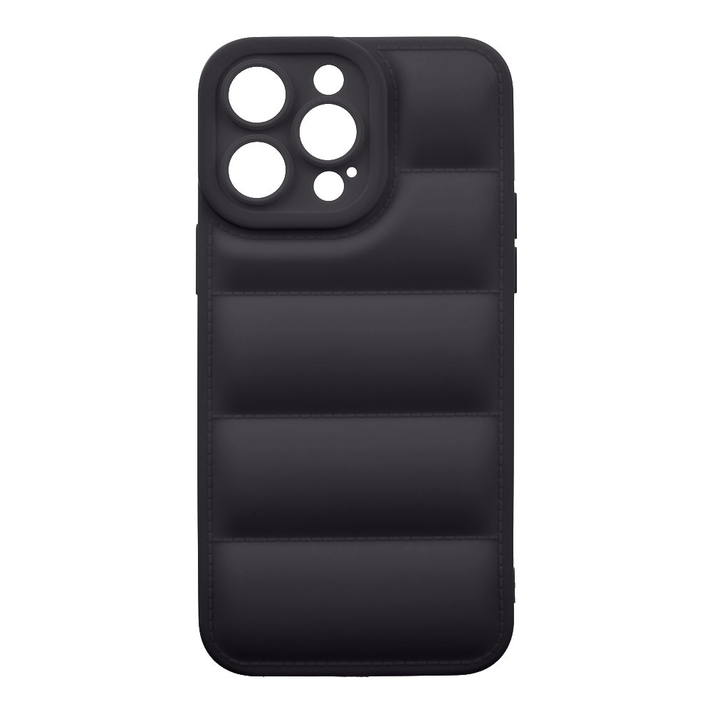 Levně Zadní kryt OBAL:ME Puffy pro Apple iPhone 14 Pro Max, černá