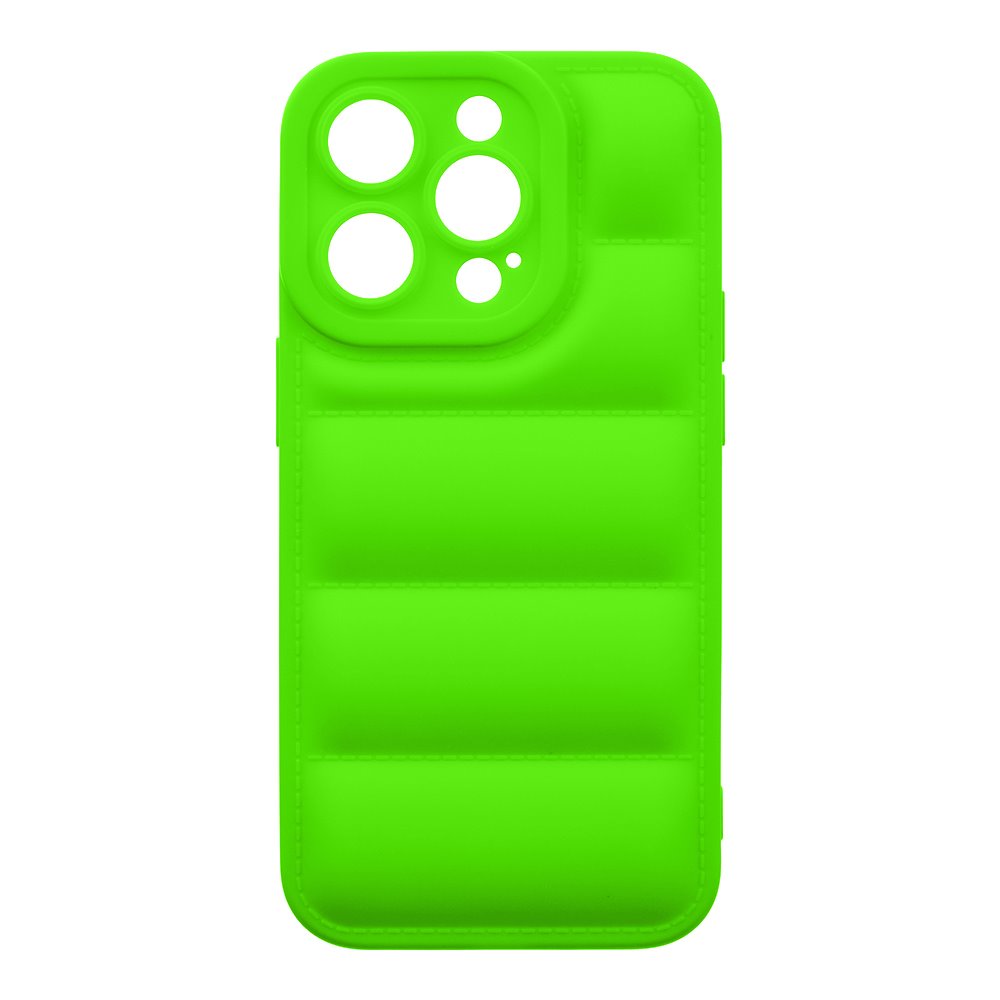Zadní kryt OBAL:ME Puffy pro Apple iPhone 14 Pro, zelená