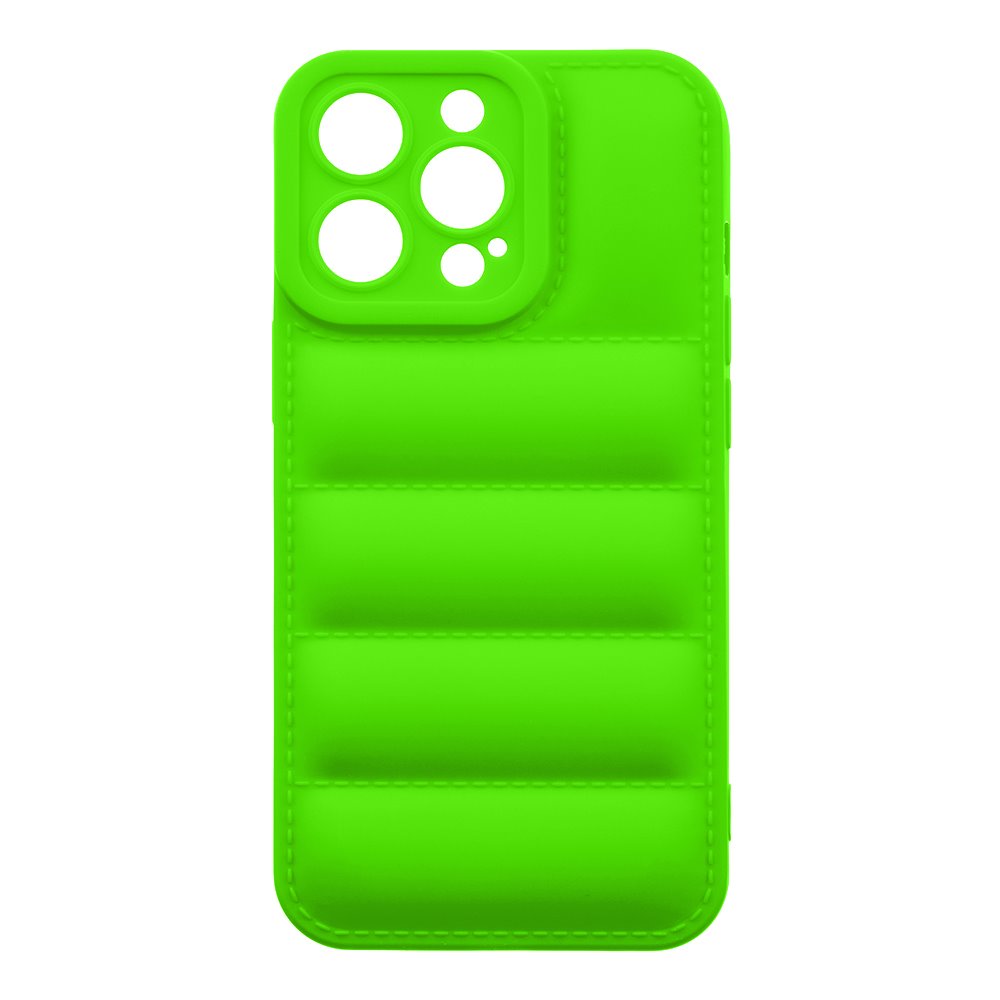 Levně Zadní kryt OBAL:ME Puffy pro Apple iPhone 13 Pro, zelená