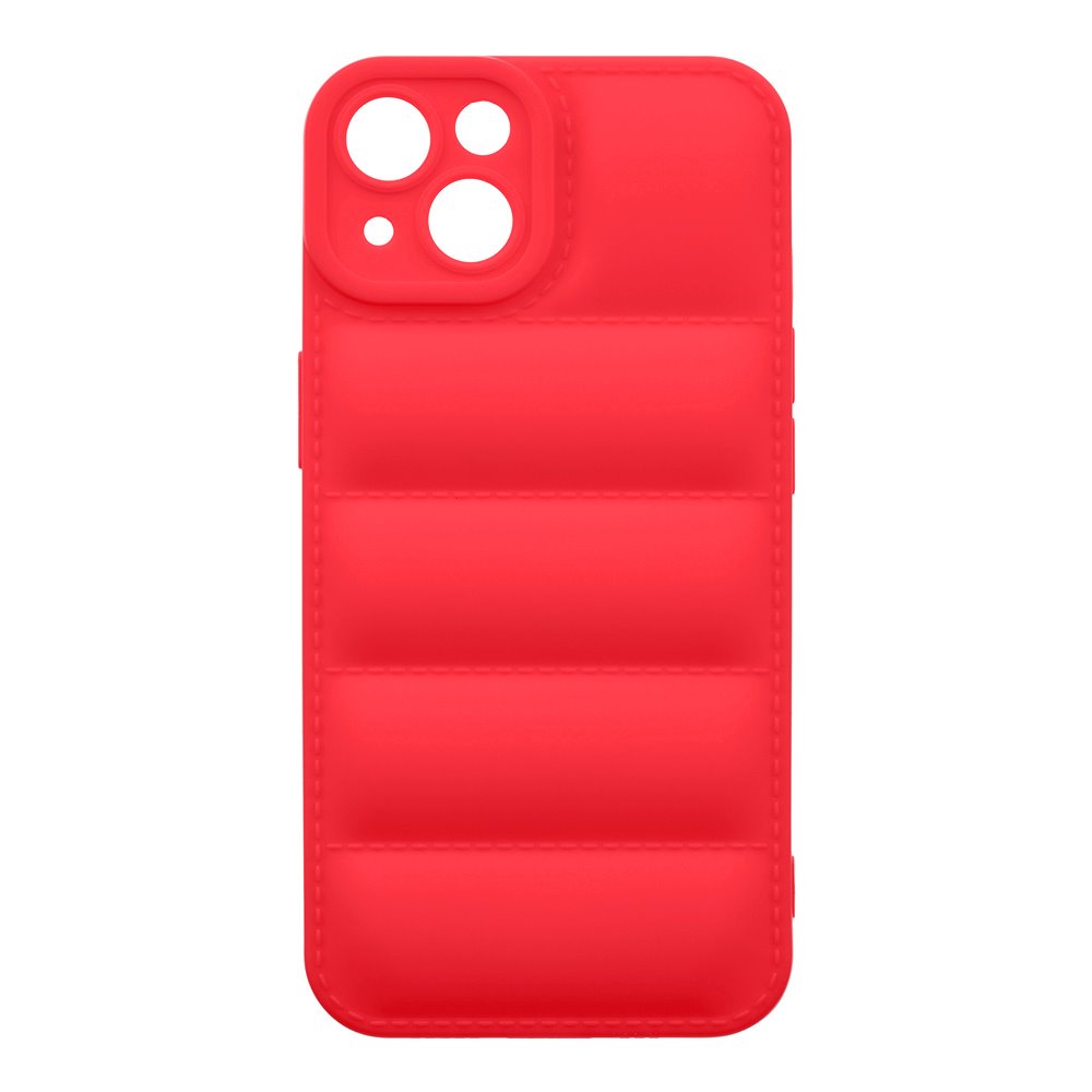 Levně Zadní kryt OBAL:ME Puffy pro Apple iPhone 13, červená