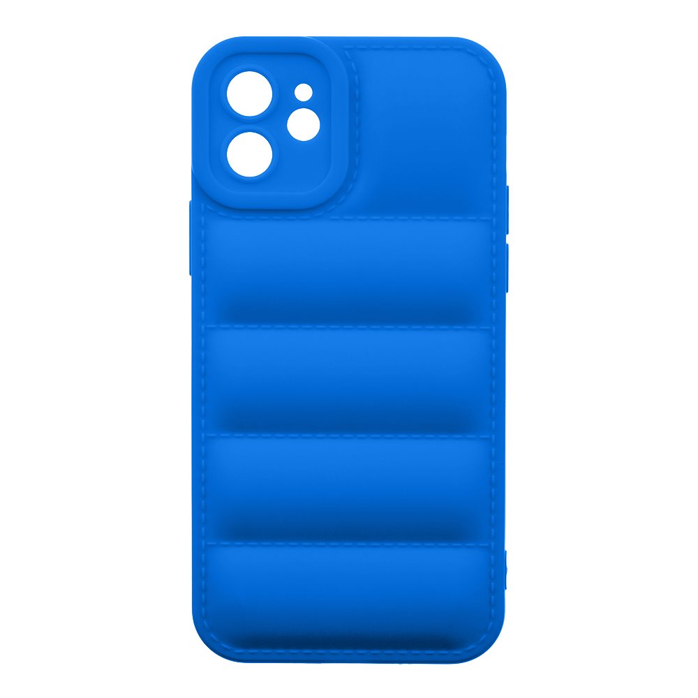 Levně Zadní kryt OBAL:ME Puffy pro Apple iPhone 12, modrá