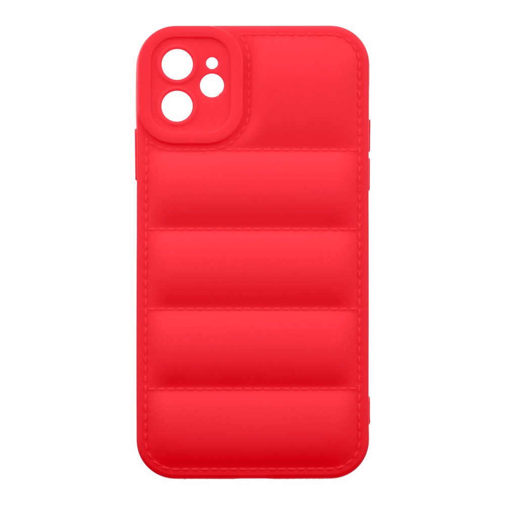 Levně Zadní kryt OBAL:ME Puffy pro Apple iPhone 11, červená