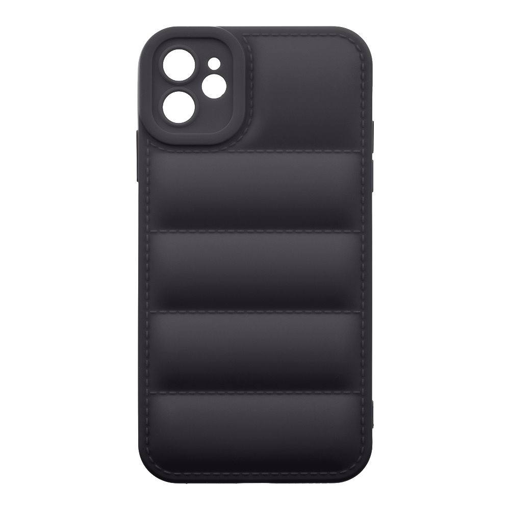 Levně Zadní kryt OBAL:ME Puffy pro Apple iPhone 11, černá