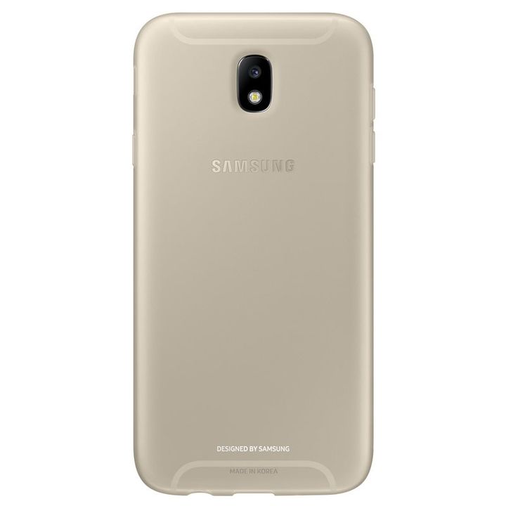 Zadní kryt EF-AJ730TFE Samsung Jelly Cover Gold pro Samsung Galaxy J7 2017, gold