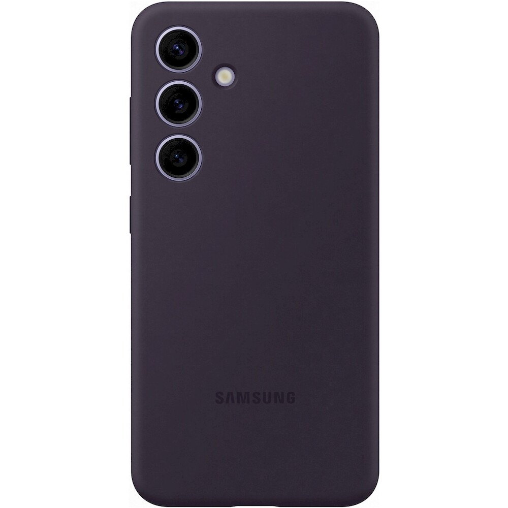 Levně Silikonový kryt Samsung EF-PS921TEE pro Samsung Galaxy S24, dark violet