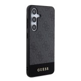 Guess 4G Stripe Zadní Kryt pro Samsung Galaxy S24 Grey