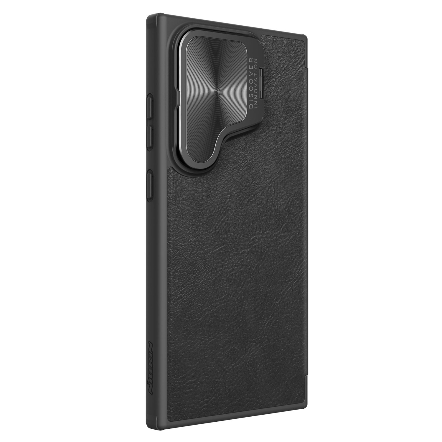 Levně Flipové pouzdro Nillkin Qin Book Prop pro Samsung Galaxy S24 Ultra, černá