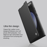 Flipové pouzdro Nillkin Qin Book Prop pro Samsung Galaxy S24+, černá