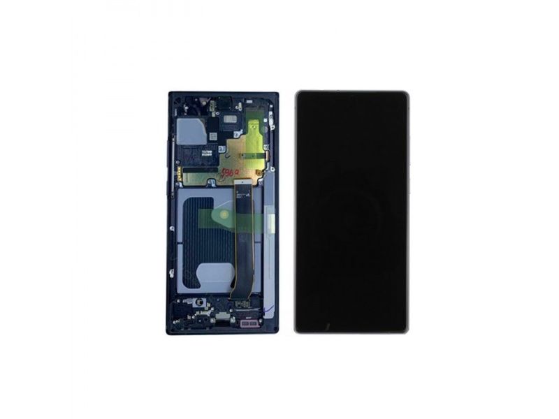 LCD + dotyková deska pro Samsung Galaxy Note 20 Ultra 4G/5G No Camera, mystic black (Service pack) + DOPRAVA ZDARMA