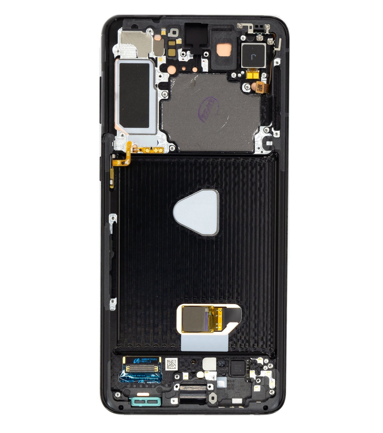 LCD + dotyková deska pro Samsung Galaxy S21+ SM-G996 No Camera, phantom black (Service pack) + DOPRAVA ZDARMA