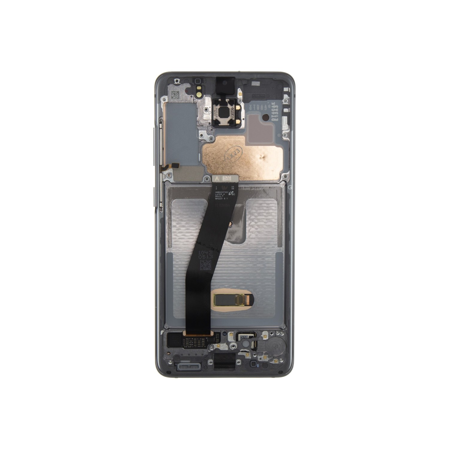 LCD + dotyková deska + přední kryt pro Samsung Galaxy S20 No Camera, cosmic gray (Service pack) + DOPRAVA ZDARMA