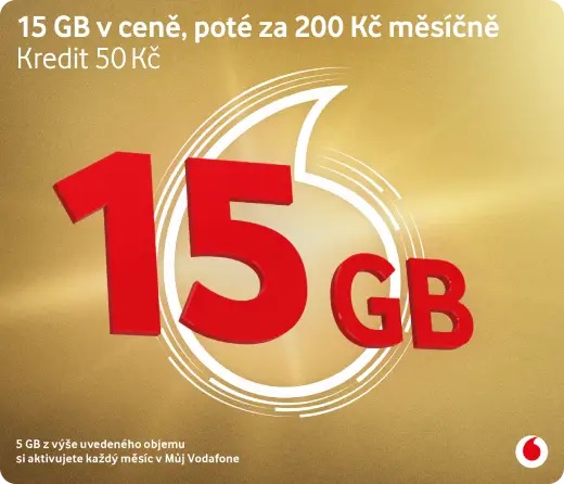 Levně Zlatá karta Vodafone