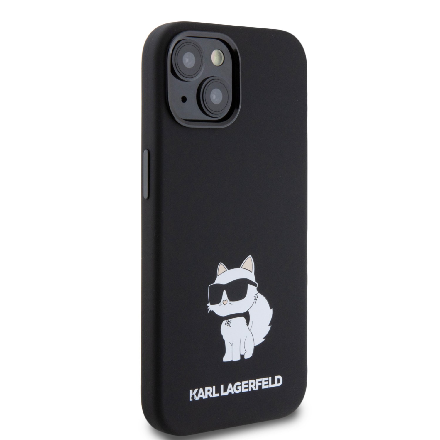 Karl Lagerfeld Liquid Silicone Choupette NFT Zadní Kryt pro iPhone 15 Black