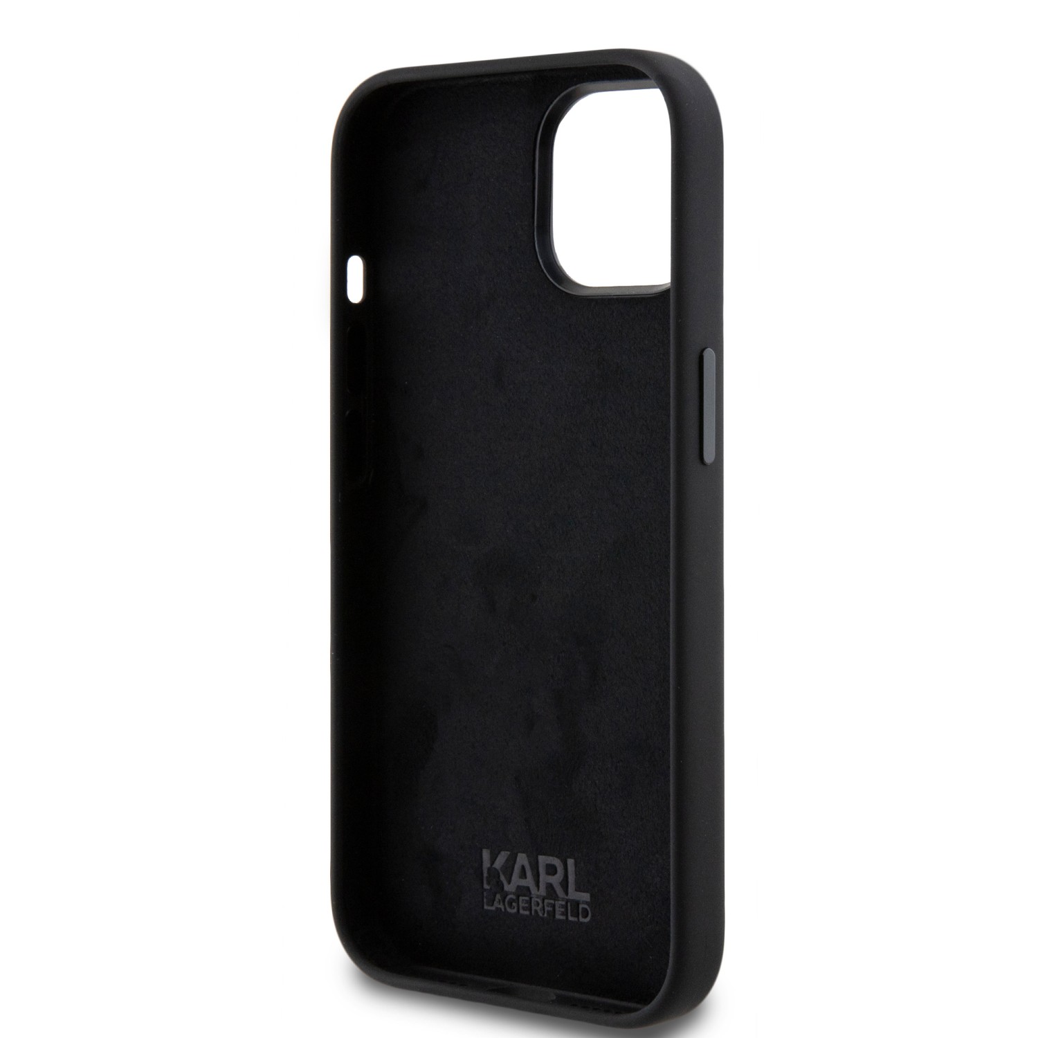 Karl Lagerfeld Liquid Silicone Choupette NFT Zadní Kryt pro iPhone 15 Black