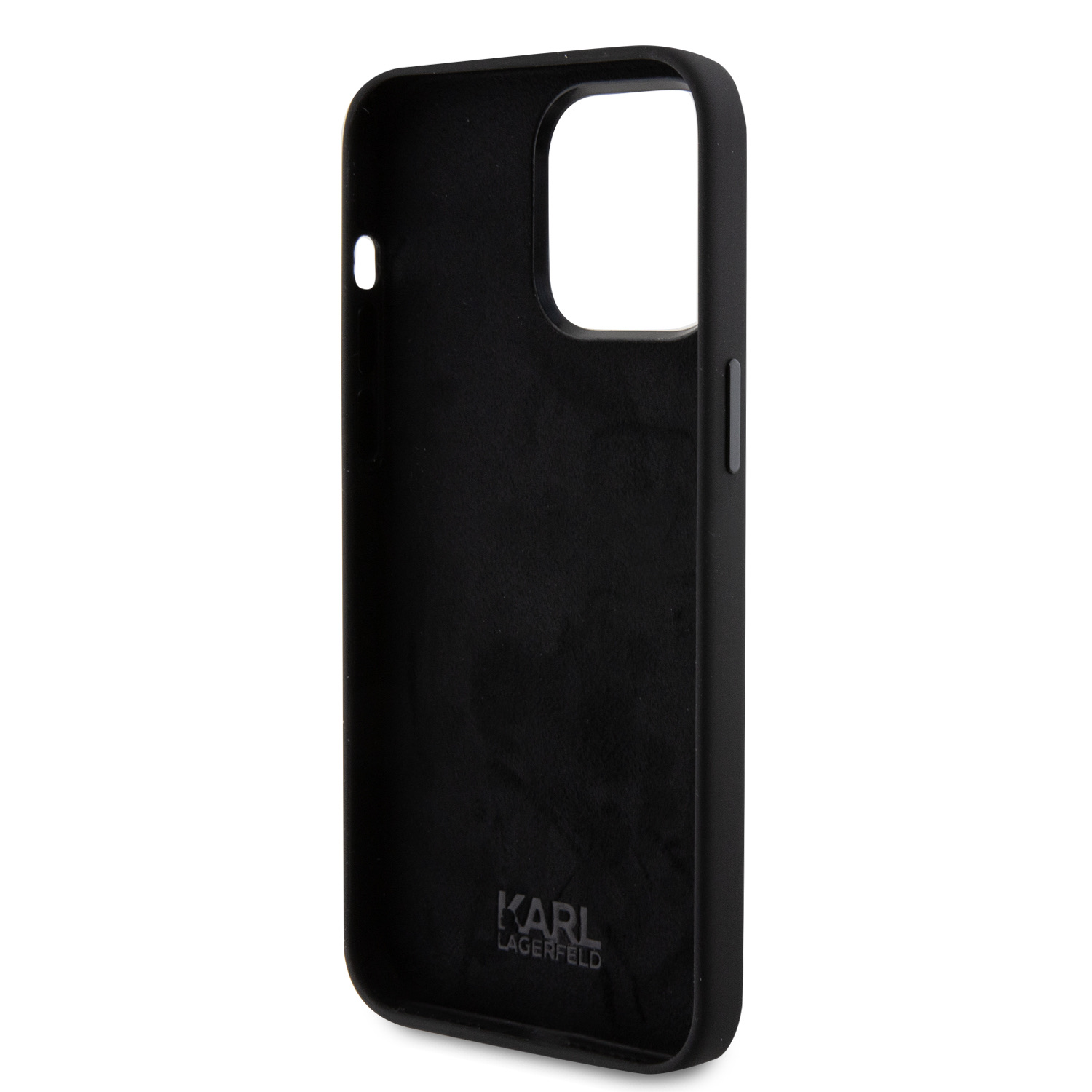 Karl Lagerfeld Liquid Silicone Choupette NFT Zadní Kryt pro iPhone 15 Pro Black