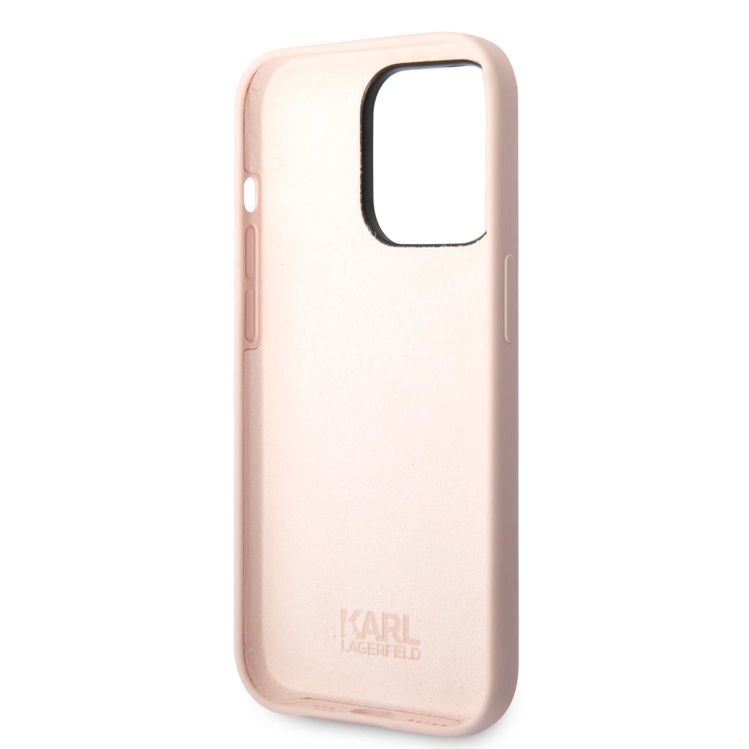 Karl Lagerfeld Liquid Silicone Choupette NFT Zadní Kryt pro iPhone 14 Pro Max Pink