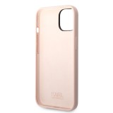 Karl Lagerfeld Liquid Silicone Choupette NFT Zadní Kryt pro iPhone 14 Plus Pink