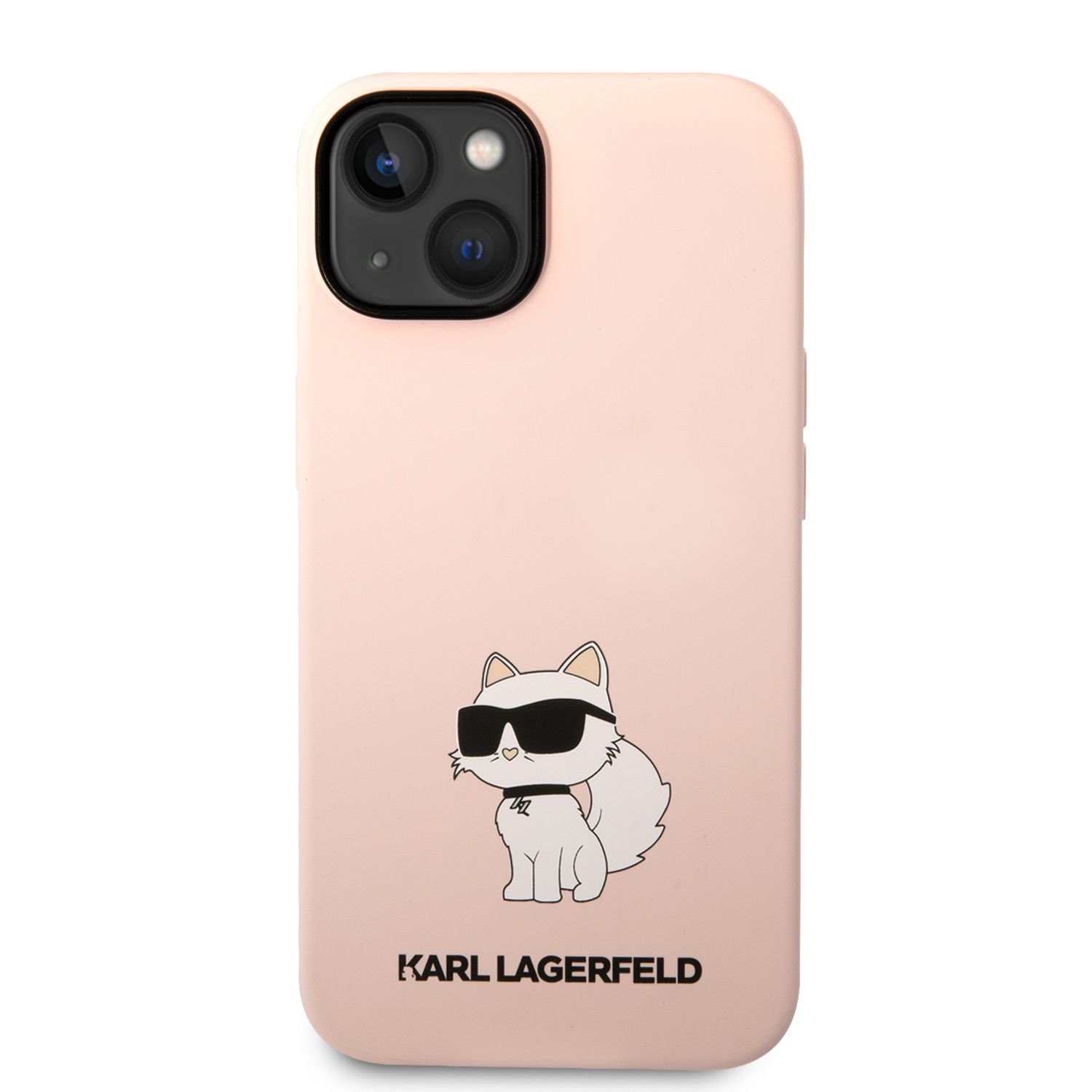 Zadní kryt Karl Lagerfeld Liquid Silicone Choupette NFT pro Apple iPhone 14 Plus, pink