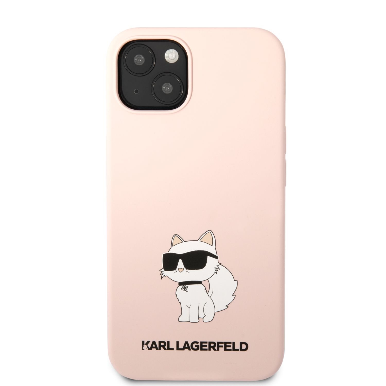 Zadní kryt Karl Lagerfeld Liquid Silicone Choupette NFT pro Apple iPhone 13, pink