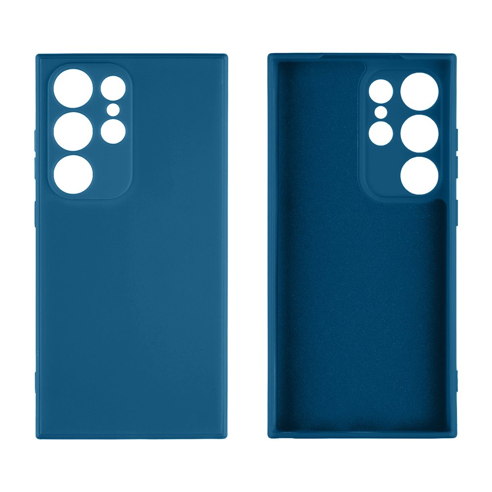 Zadní kryt OBAL:ME Matte TPU pro Samsung Galaxy S24 Ultra, tmavě modrá