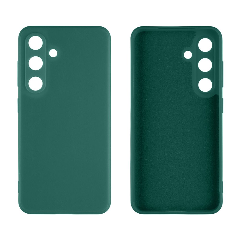 Zadní kryt OBAL:ME Matte TPU pro Samsung Galaxy S24, tmavě zelená
