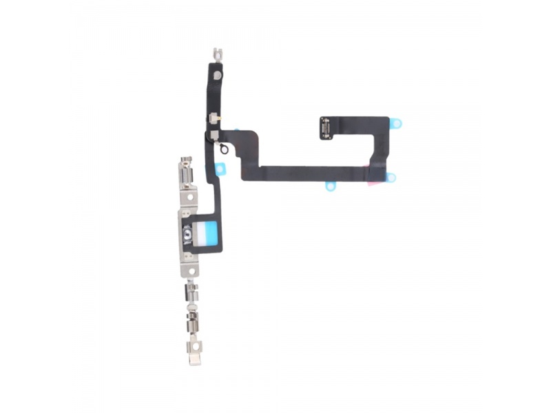 Flex kabel tlačítka hlasitosti + kovová destička pro Apple iPhone 14