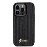 Guess Sequin Script Logo Zadní Kryt pro iPhone 14 Pro Black