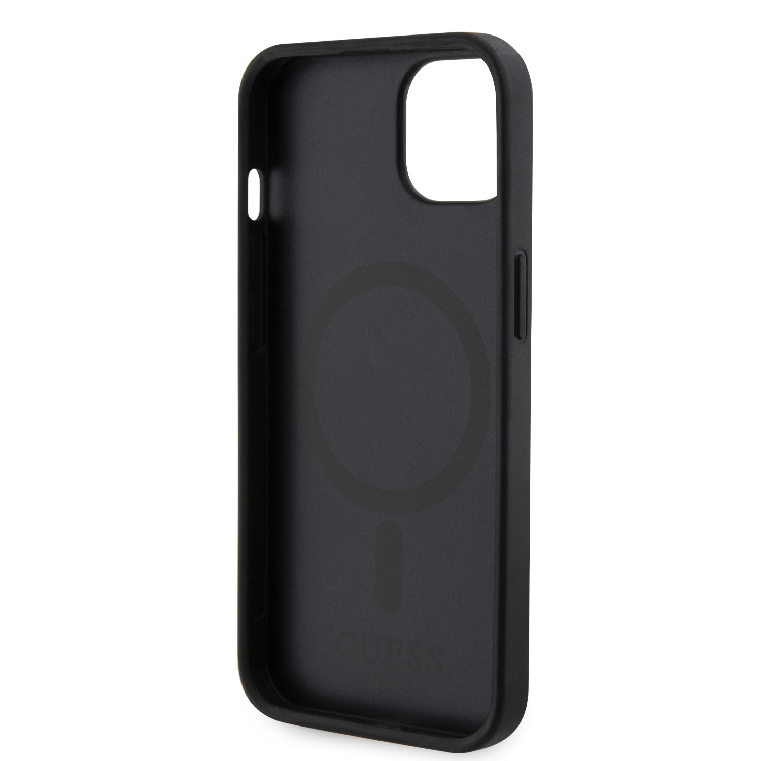 Guess PU G Cube MagSafe Zadní Kryt pro iPhone 15 Black