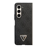 Guess Leather Triangle Case Galaxy Z Fold 5, Grey