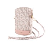 Guess PU G Cube Wallet Phone Bag Zipper Pink