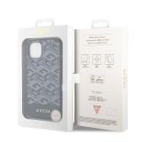 Guess PU G Cube MagSafe Zadní Kryt pro iPhone 14 Black