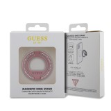 Guess Rhinestones MagSafe Ringstand Pink