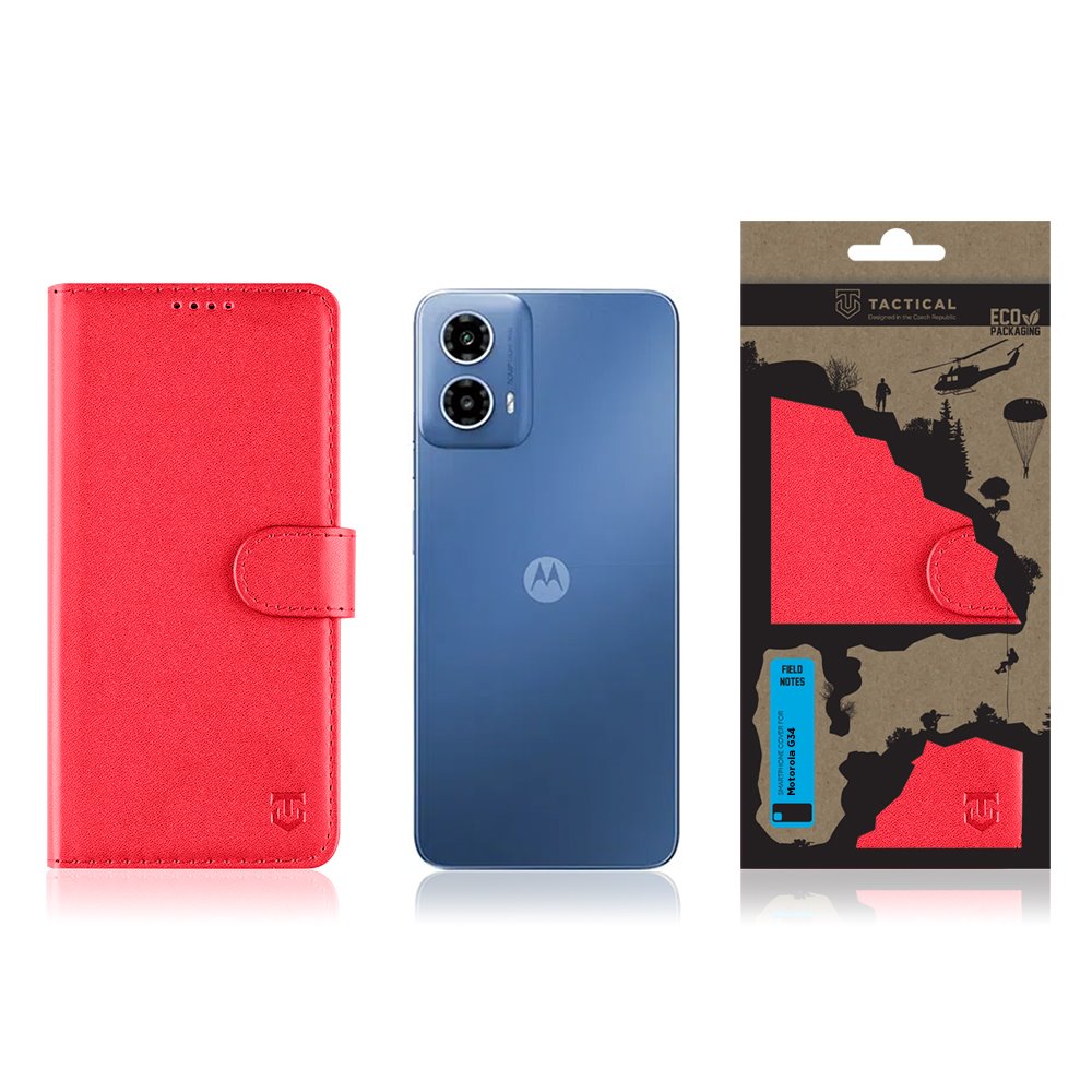 Tactical Field Notes pro Motorola G34 Red