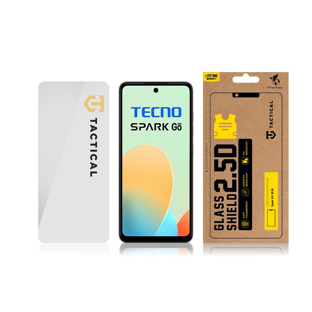 Tactical Glass Shield 2.5D sklo pro Tecno Spark GO 2024 Clear