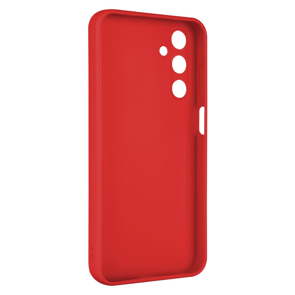 Zadní pogumovaný kryt FIXED Story pro Samsung Galaxy A25 5G, červený