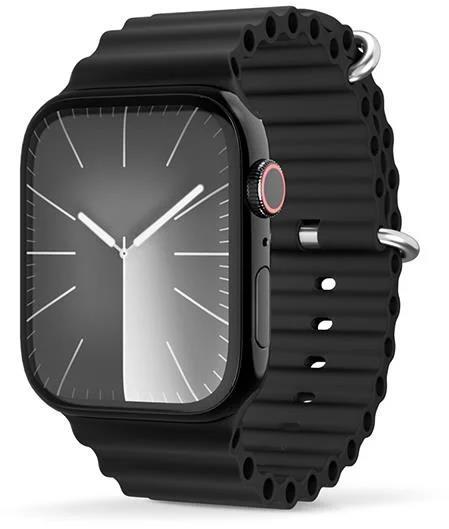Silikonový řemínek Epico Ocean pro Apple Watch 42/44/45/49mm, černá