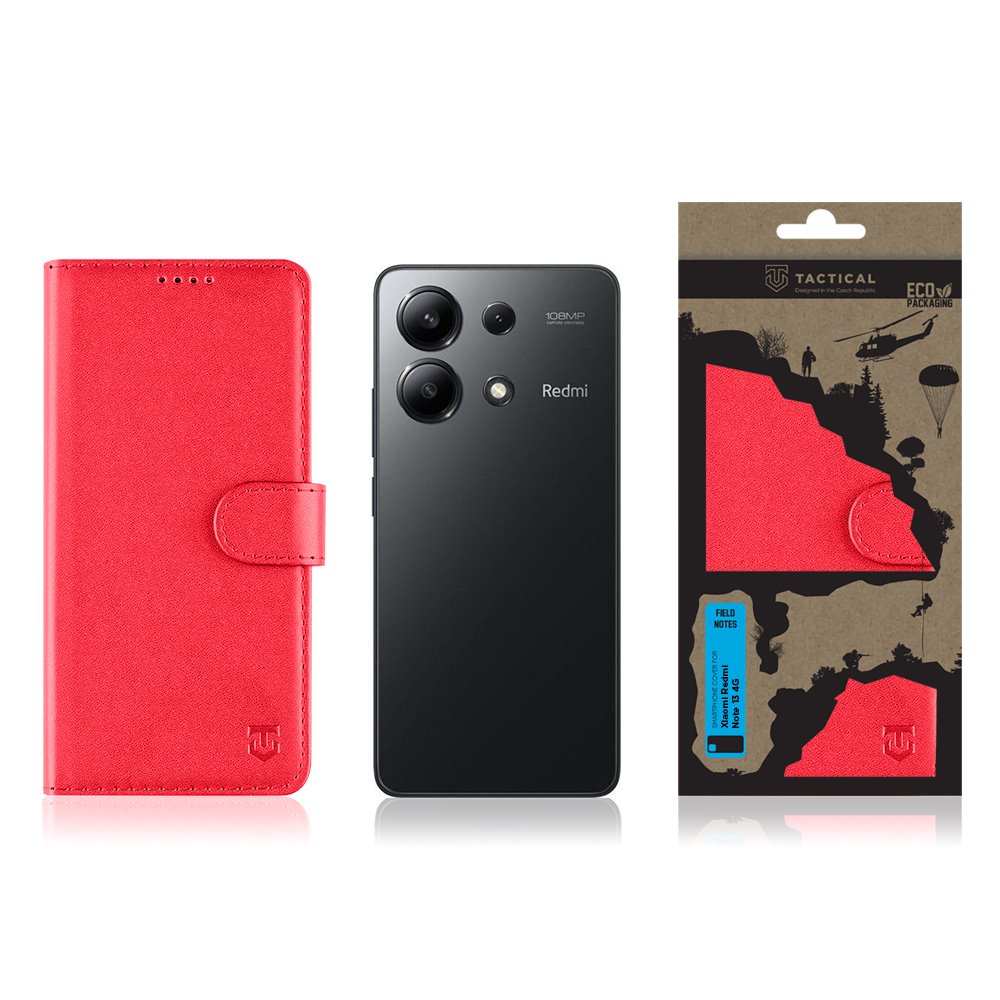 Tactical Field Notes pro Xiaomi Redmi Note 13 4G Red