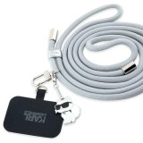 Popruh Karl Lagerfeld Universal Crossbody Cord Ikonik cat, šedá