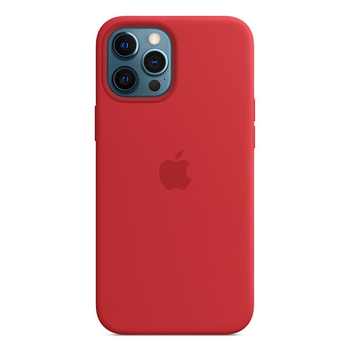 Apple silikonový kryt MHLF3ZE/A vč. magsafe pro Apple iPhone 12 Pro Max, červená