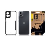 Tactical Quantum Stealth Kryt pro Motorola G34 Clear/Black