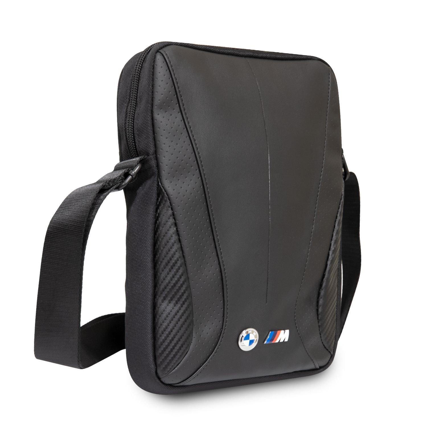 Taška na tablet 10" BMW Carbon Leather, černá