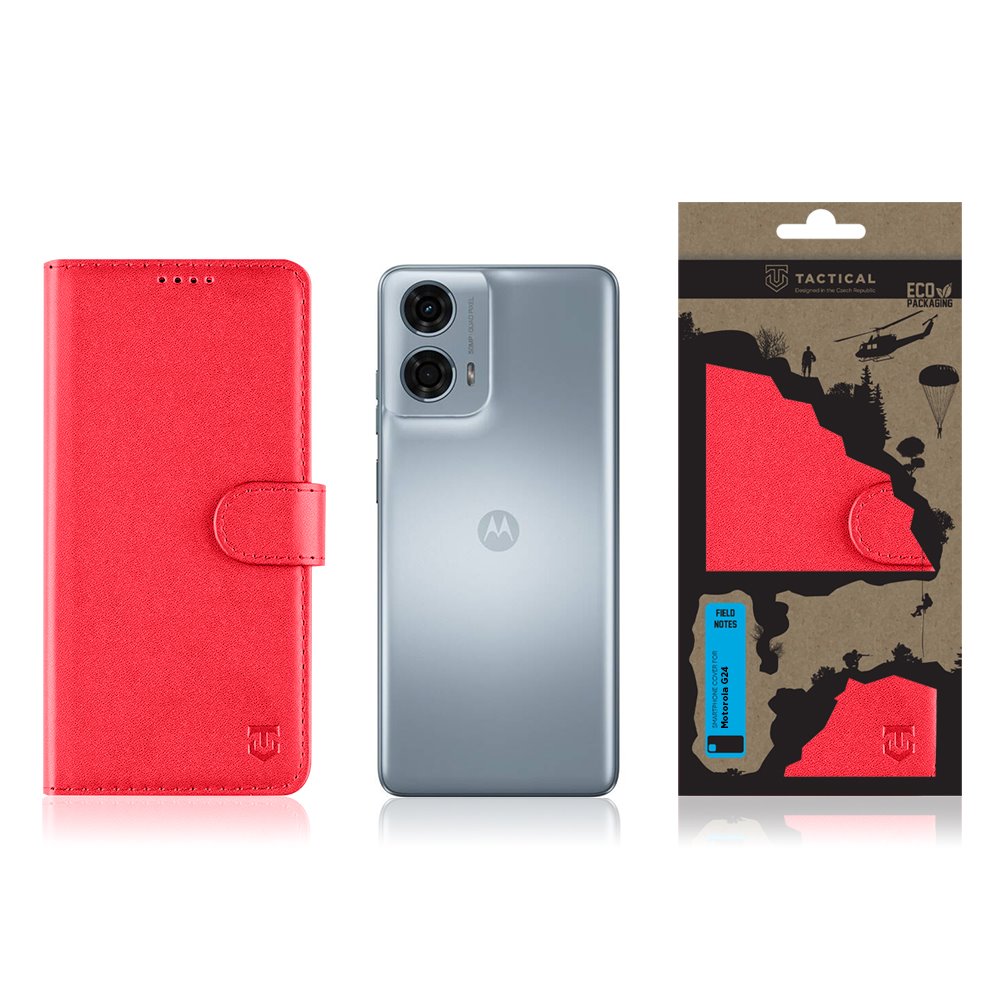 Tactical Field Notes pro Motorola G24 Power Red