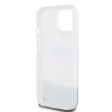 DKNY Liquid Glitter Arch Logo Zadní Kryt pro iPhone 15 Transparent