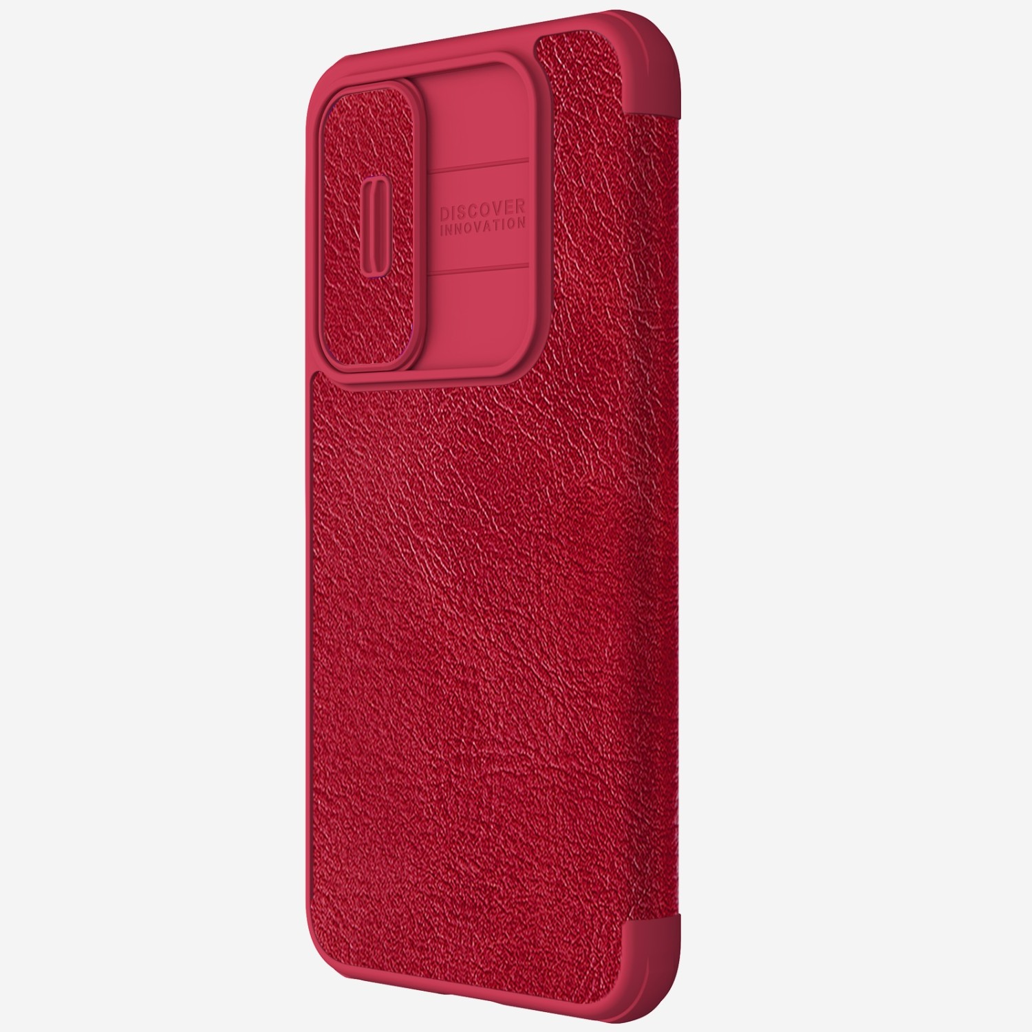 Flipové pouzdro Nillkin Qin Book PRO pro Samsung Galaxy A55 5G, červená