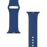 Tactical 838 Silikonový Řemínek pro Apple Watch 1/2/3/4/5/6/7/8/9/SE 42/44/45/49mm Navy Blue