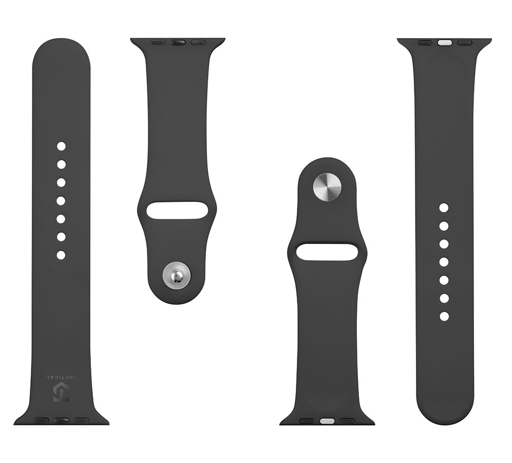 Silikonový řemínek Tactical 488 pro Apple Watch 1/2/3/4/5/6/7/8/9/SE 42/44/45mm, black