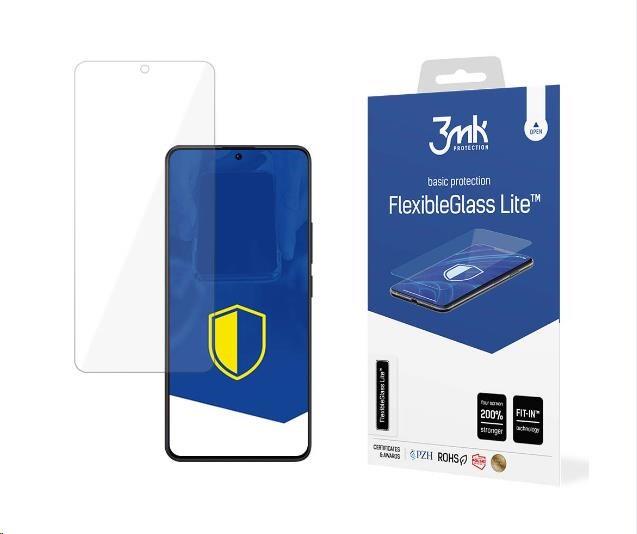 Levně Tvrzené sklo 3mk FlexibleGlass Lite pro Xiaomi Redmi Note 10 5G, transparentní