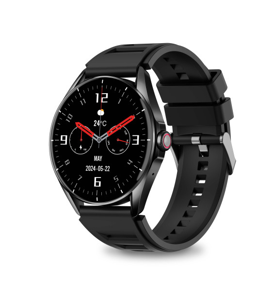 Chytré hodinky ALIGATOR Watch AMOLED, černé