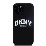 DKNY Liquid Silicone Arch Logo MagSafe Zadní Kryt pro iPhone 14 Black