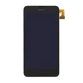 LCD Display + Dotyková plocha + Přední Kryt pro Nokia Lumia 630, black